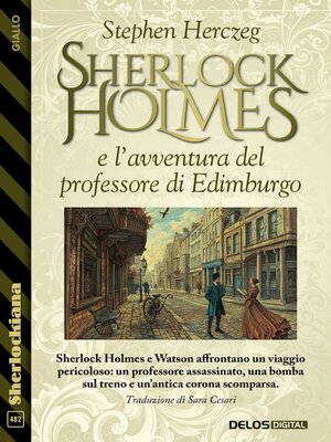 cover image of Sherlock Holmes e l'avventura del Professore di Edimburgo